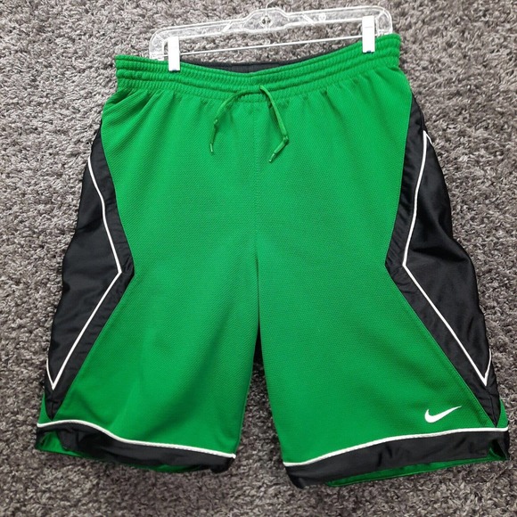 Nike Shorts Nike Reversible Basketball Shorts Men Large Green Black